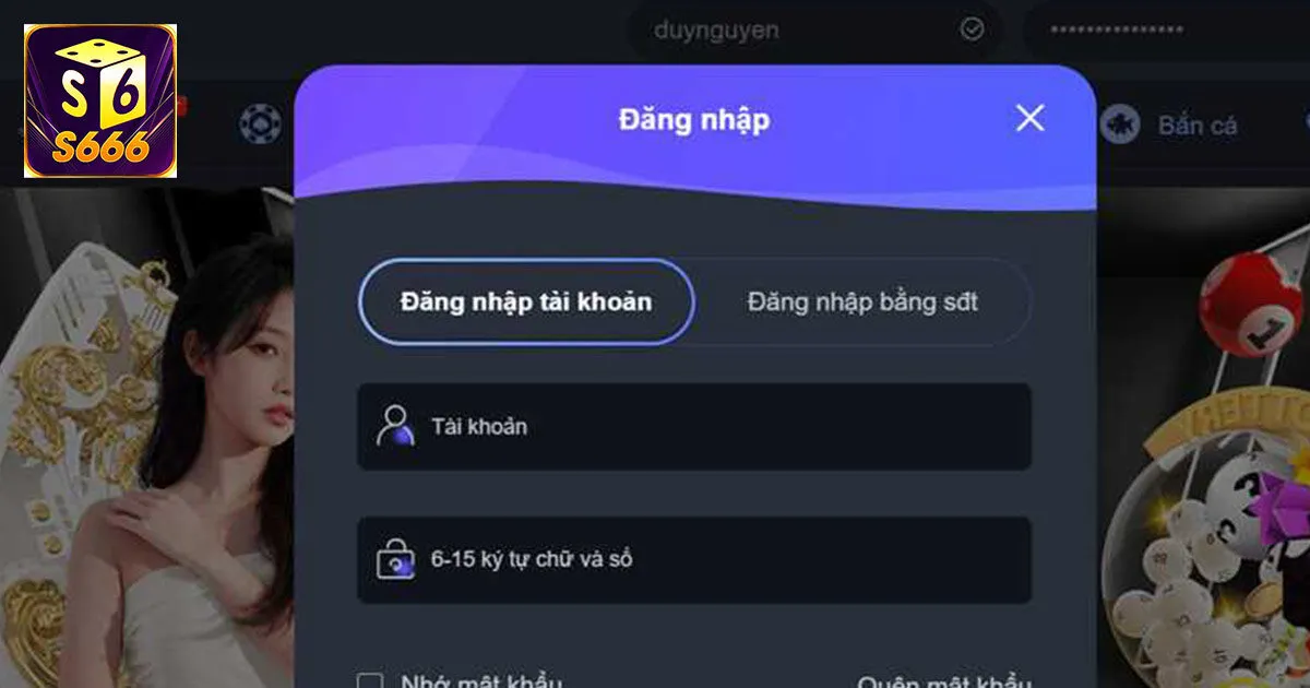Hướng dẫn đăng nhập S666 với 3 bước đơn giản, nhanh nhất